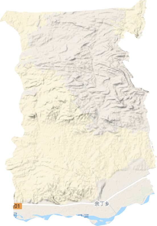 余丁鄉地形圖