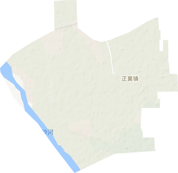 正莫鎮地形圖