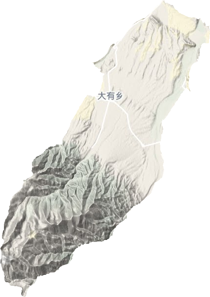 大有鎮地形圖