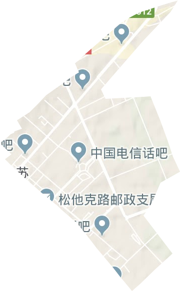 光明路街道地形圖