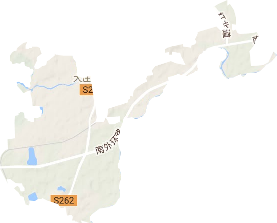 大莊坨鄉地形圖