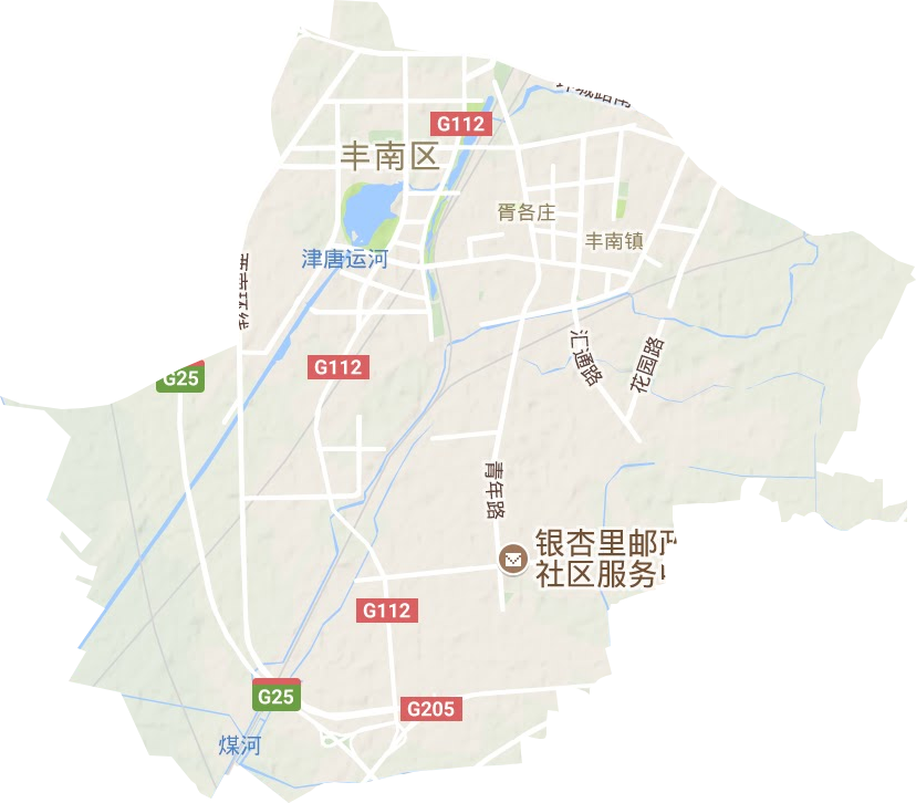 豐南鎮(zhèn)地形圖
