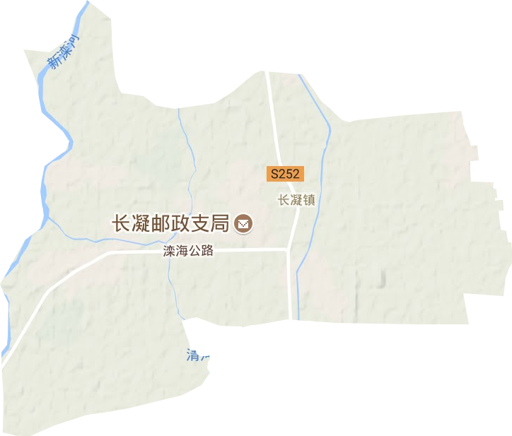 長凝鎮地形圖