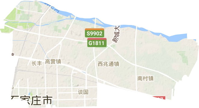 長安區地形圖
