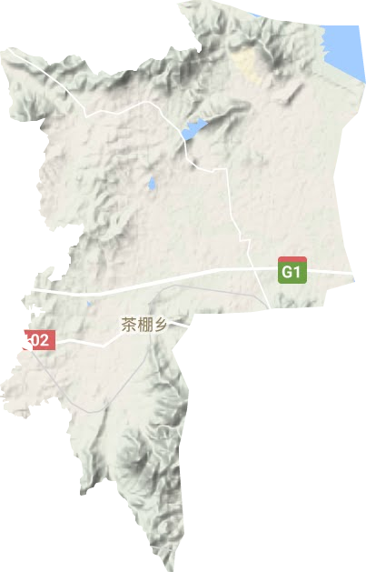 茶棚鄉地形圖
