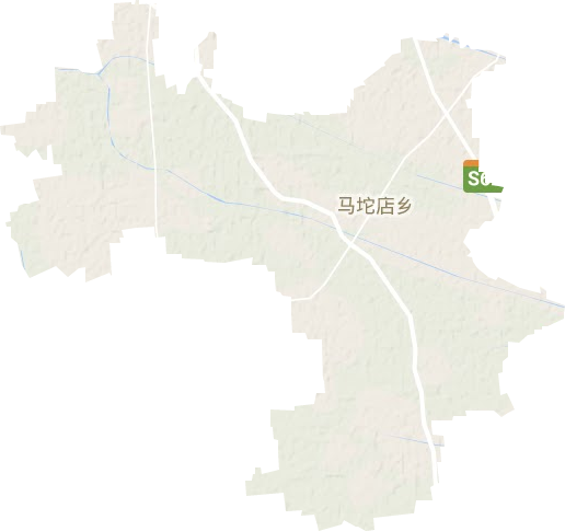 馬坨店鄉(xiāng)地形圖