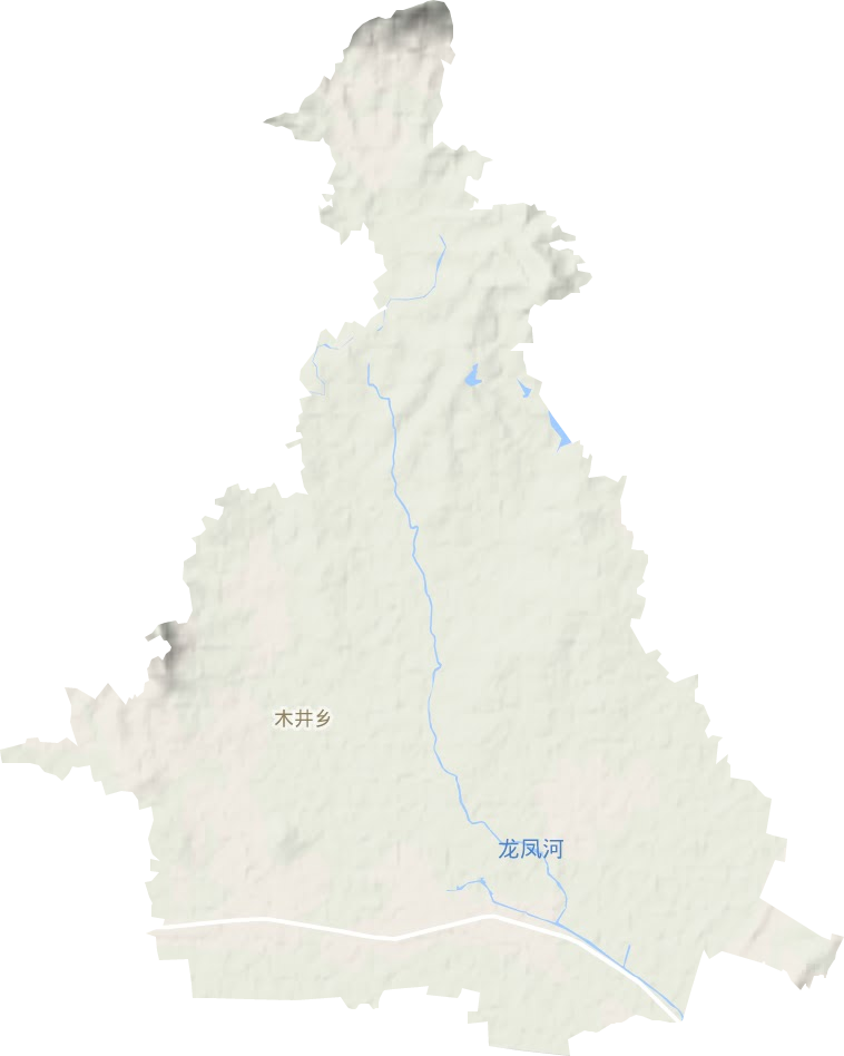 木井鎮(zhèn)地形圖