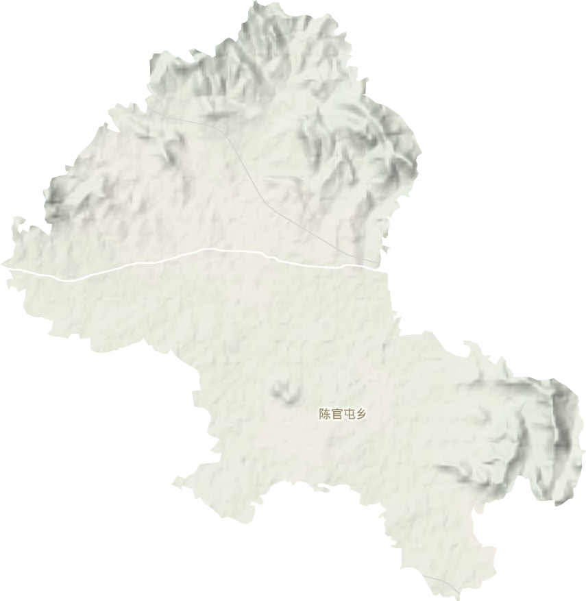 陳官屯鄉地形圖