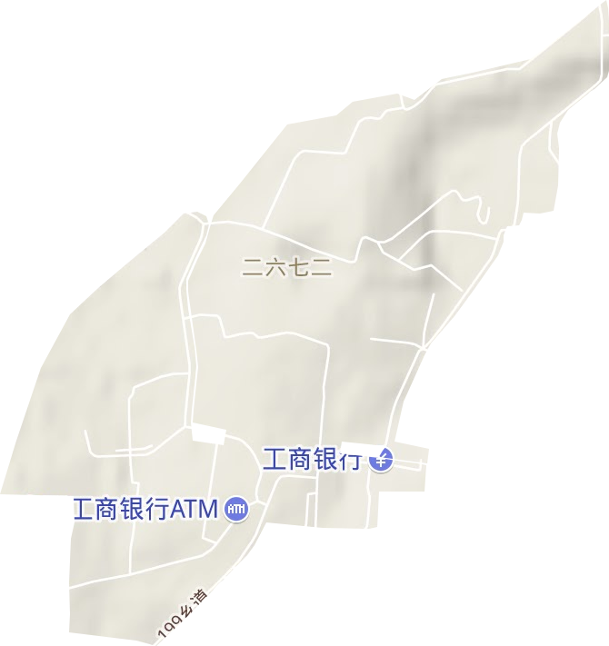 二六七二街道地形圖