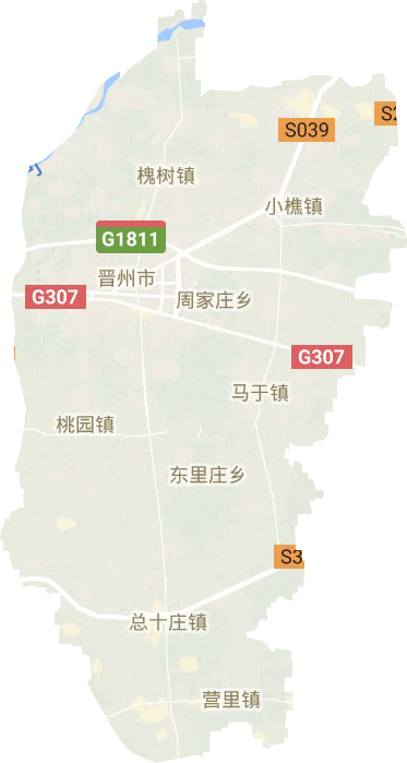 晉州市地形圖