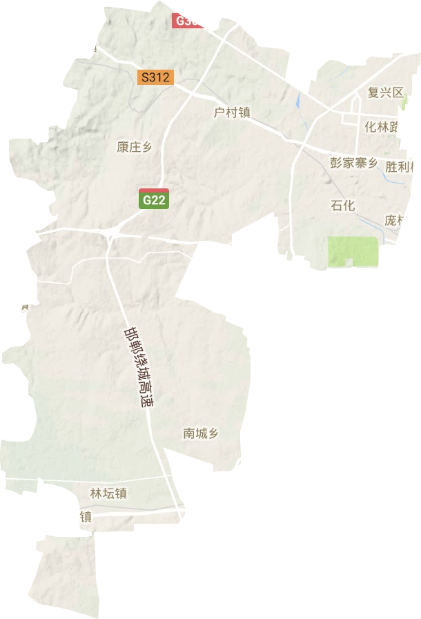 復(fù)興區(qū)地形圖
