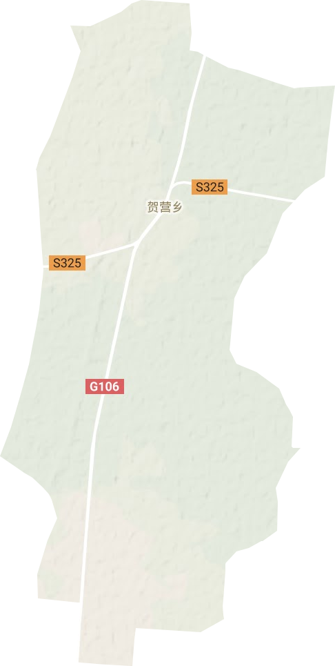 賀營(yíng)鎮(zhèn)地形圖
