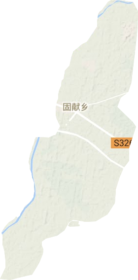 固獻鄉地形圖