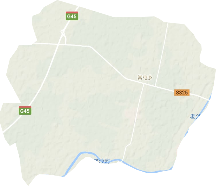常屯鄉(xiāng)地形圖