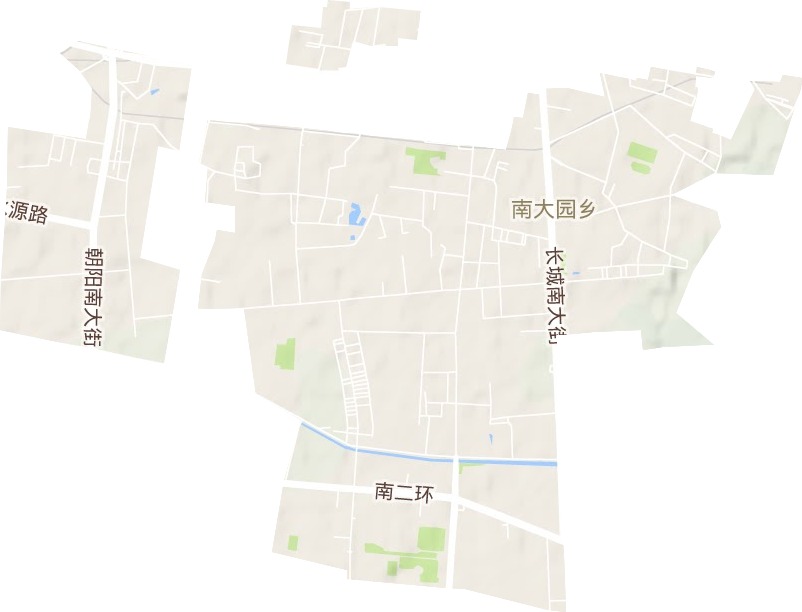 南大園鄉地形圖