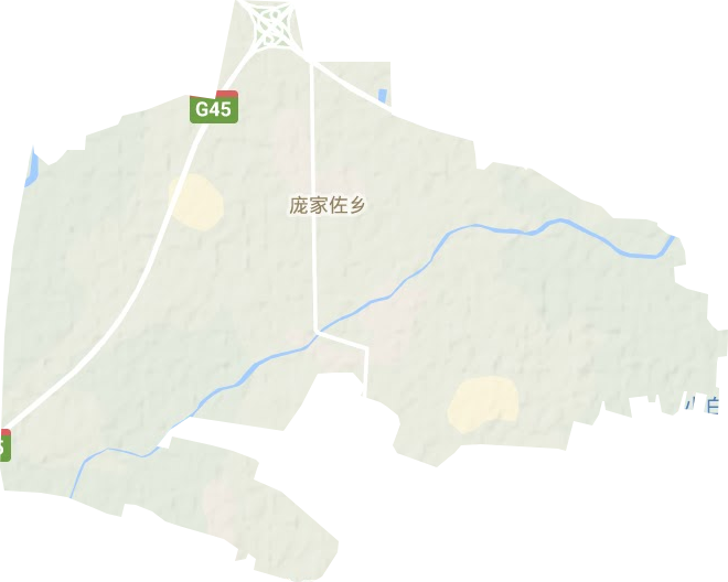 龐家佐鄉地形圖