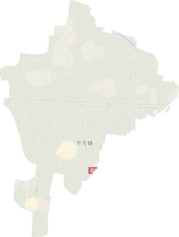 開元鎮地形圖