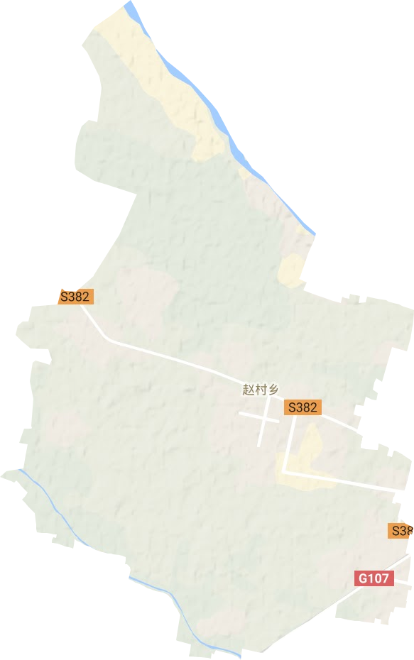 趙村鎮地形圖