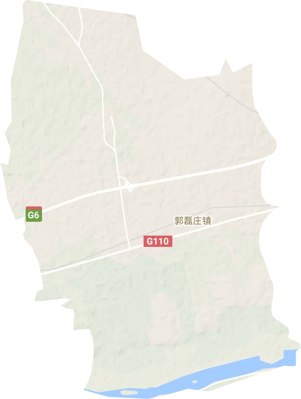 郭磊莊鎮地形圖
