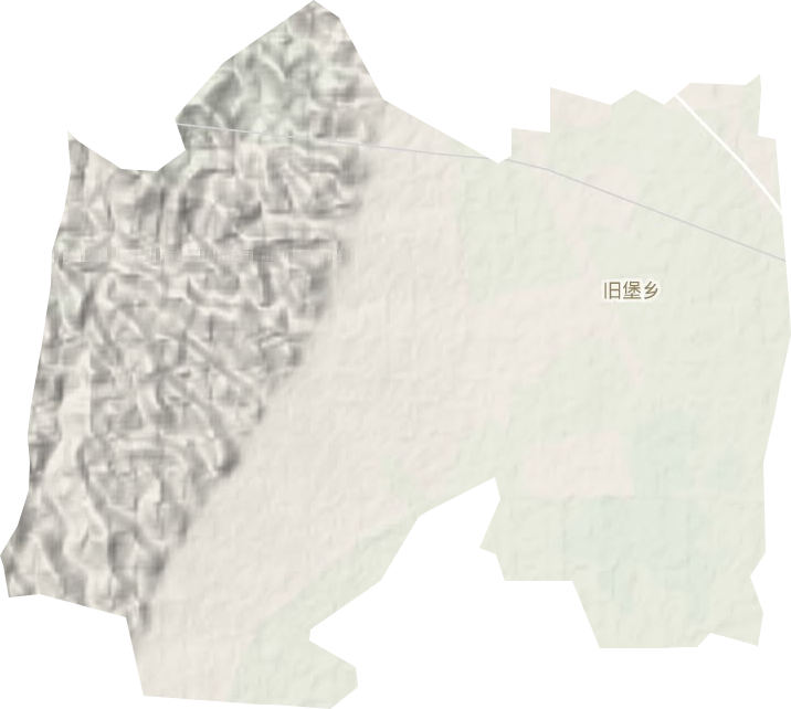 舊堡鄉(xiāng)地形圖