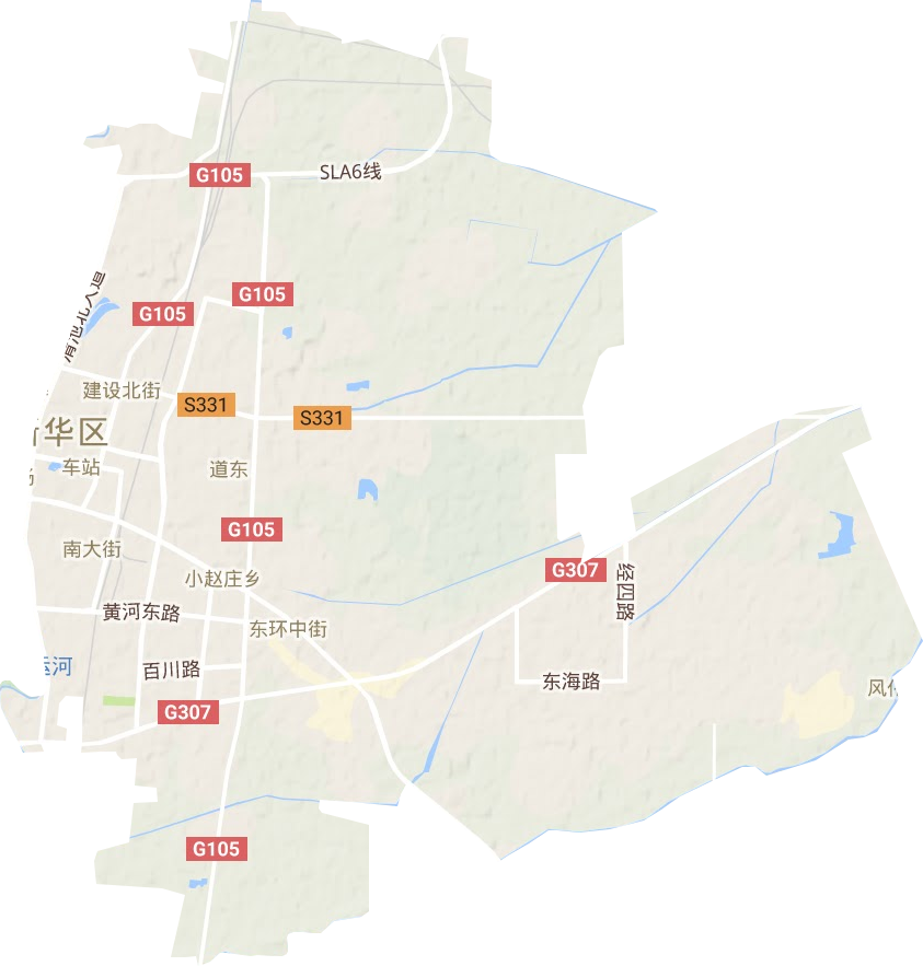 新華區地形圖