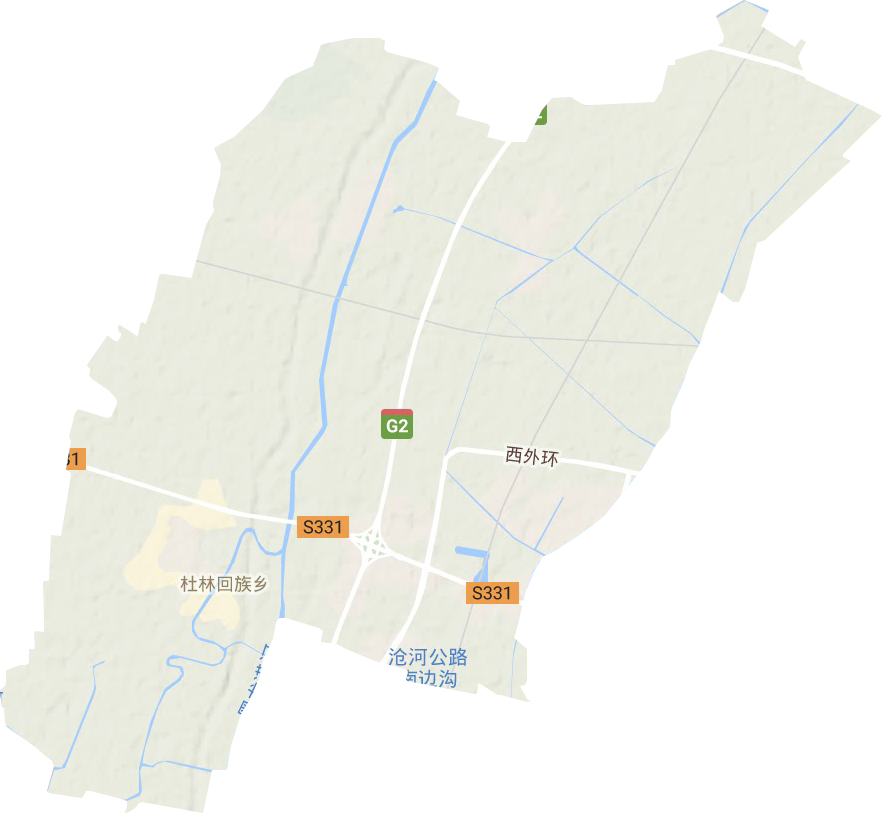 杜林回族鄉(xiāng)地形圖