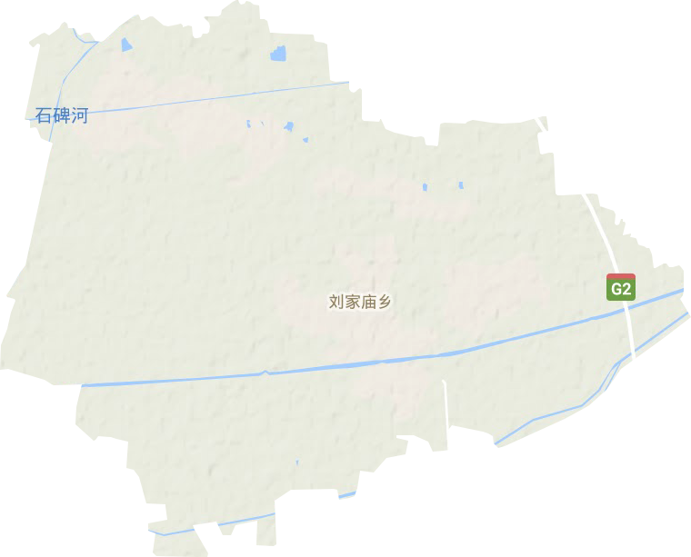 劉家廟鄉(xiāng)地形圖