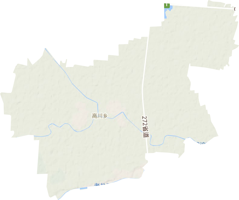 高川鄉(xiāng)地形圖