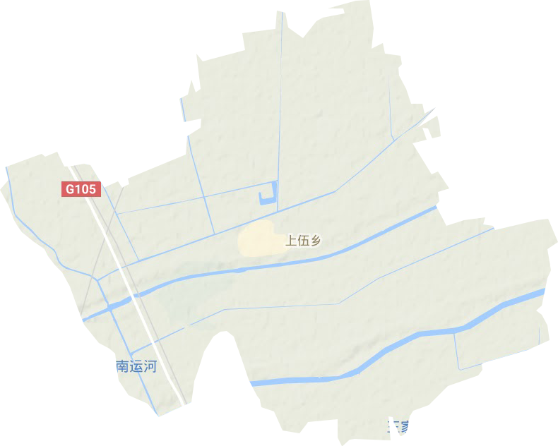 上伍鄉地形圖