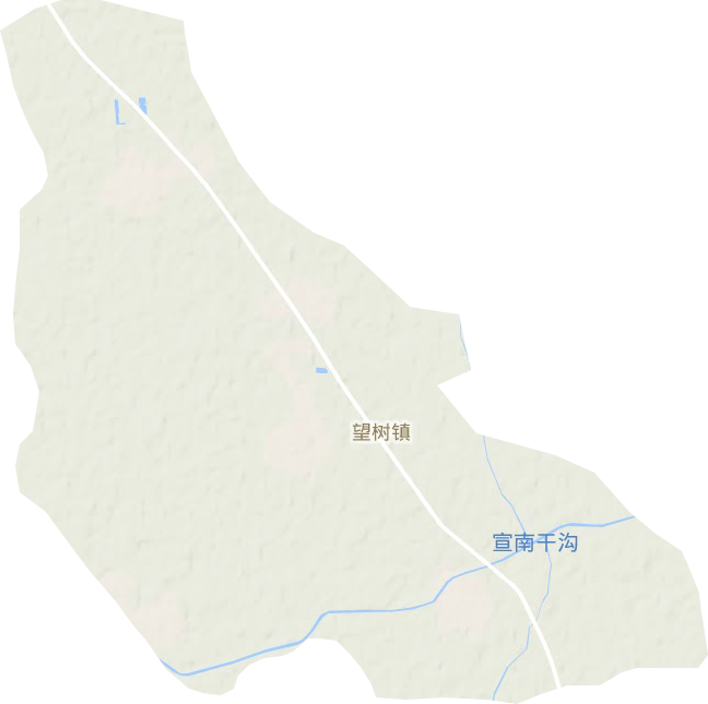 望樹鎮(zhèn)地形圖