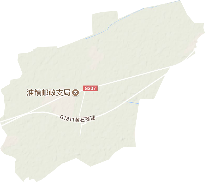 淮鎮鎮地形圖