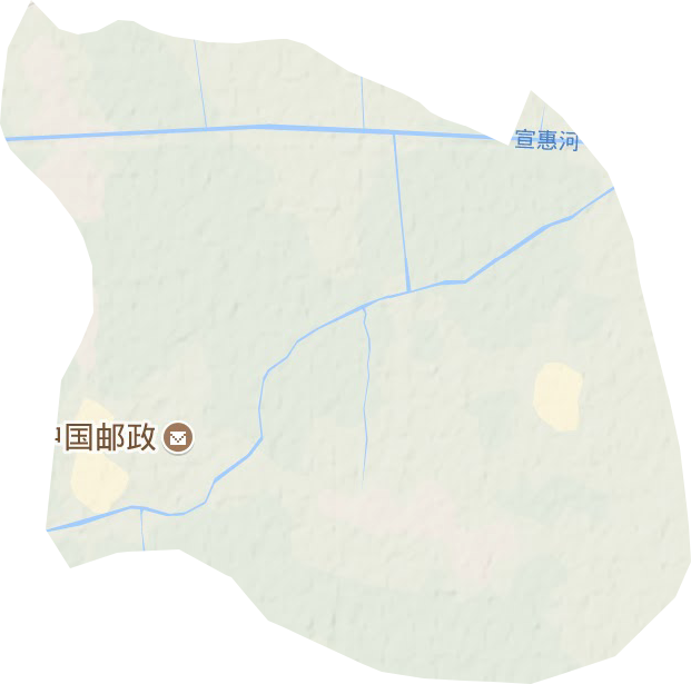 新縣鎮地形圖