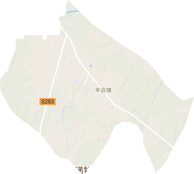 辛店鎮(zhèn)地形圖