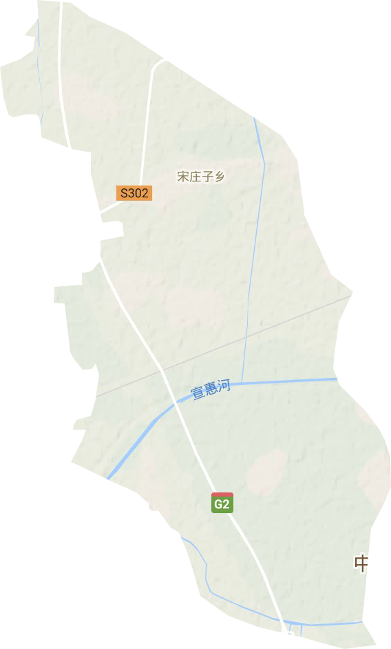 宋莊子鄉(xiāng)地形圖