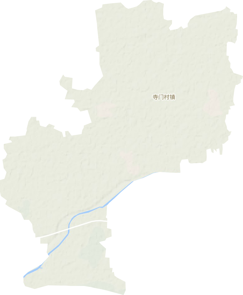 寺門村鎮地形圖