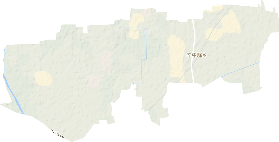 辛中驛鎮(zhèn)地形圖