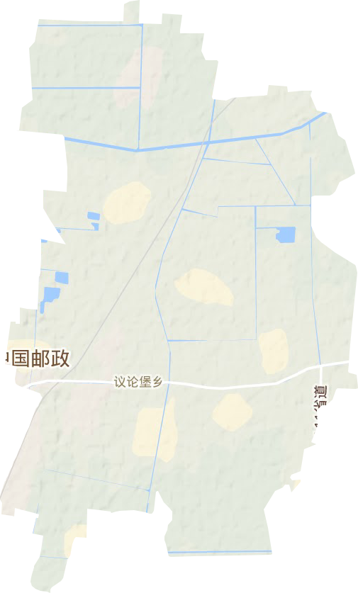 議論堡鄉地形圖