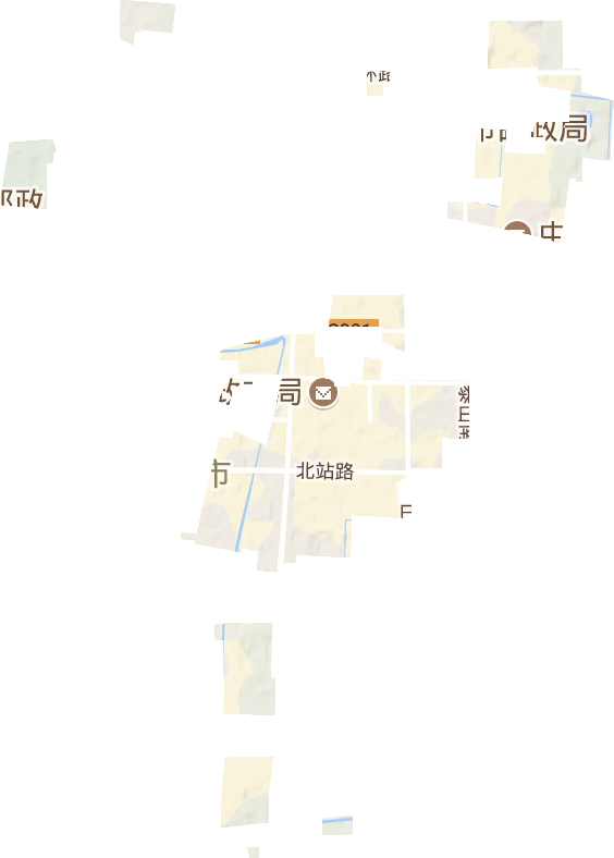 華北石油管理局地形圖