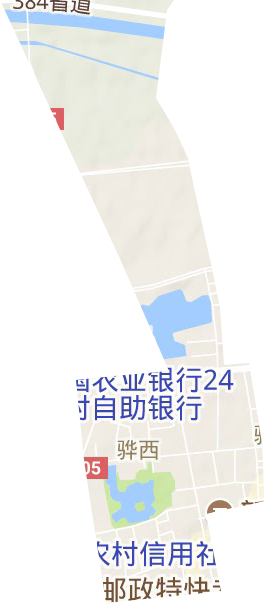 驊中街道地形圖