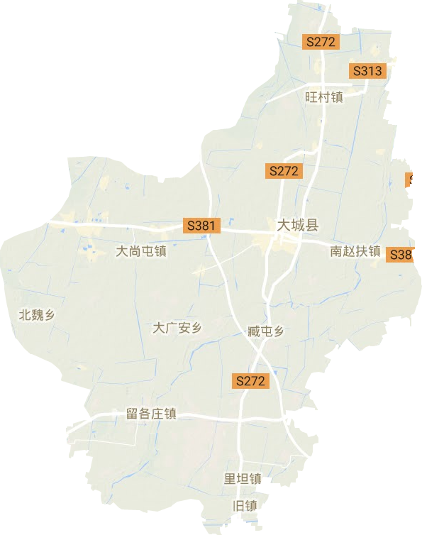 大城縣地形圖