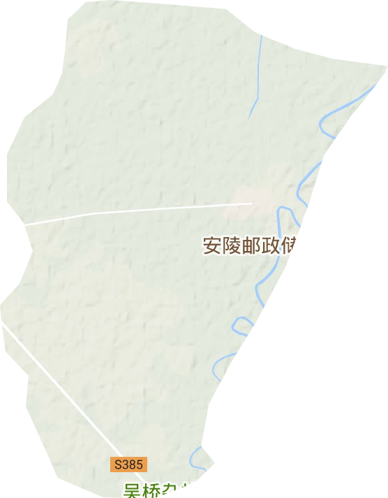安陵鎮地形圖