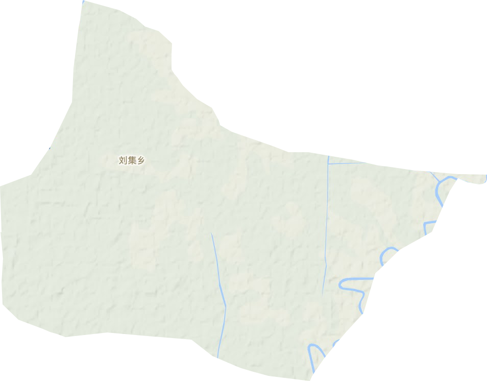 劉集鄉(xiāng)地形圖