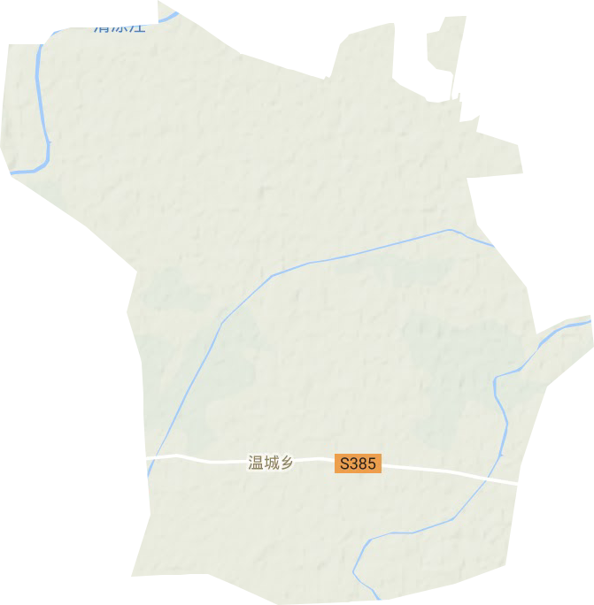溫城鄉地形圖