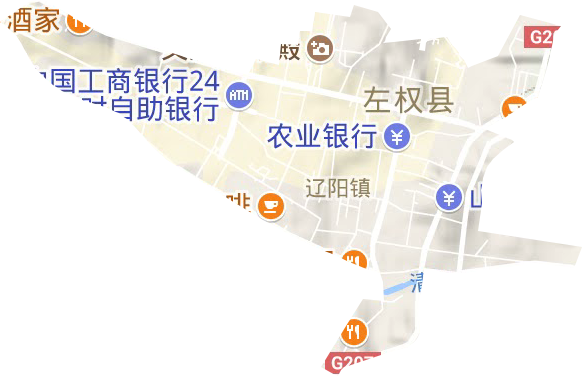 城區街道管理委員會地形圖