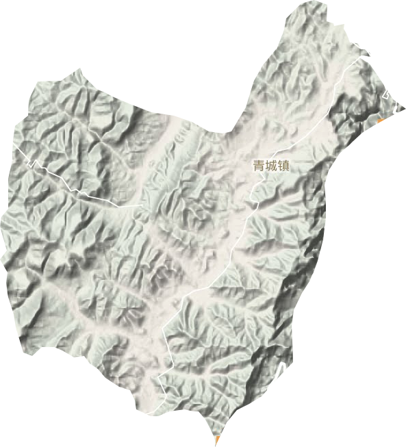 青城鎮地形圖