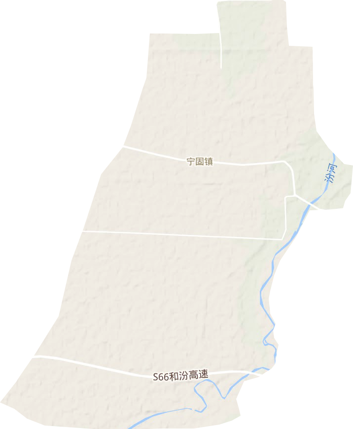 寧固鎮地形圖