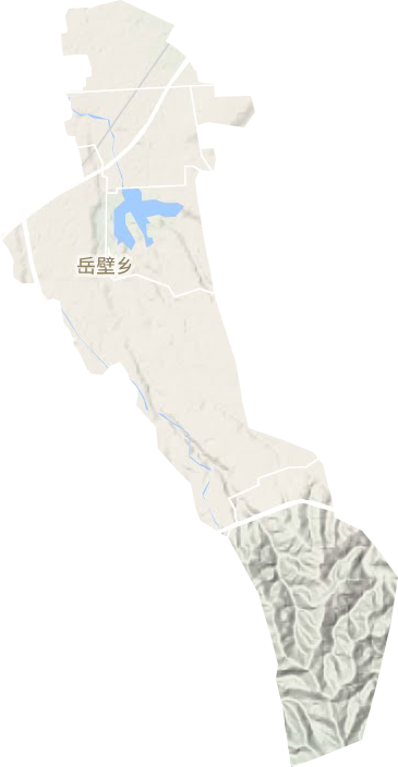 岳壁鄉地形圖