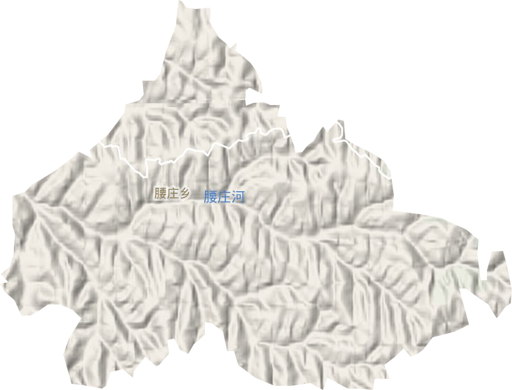 腰莊鄉(xiāng)地形圖