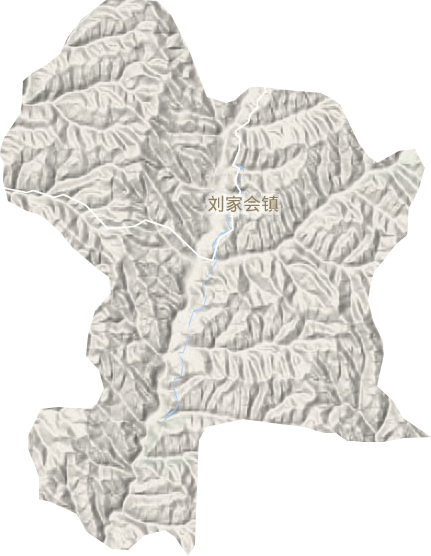 劉家會鎮(zhèn)地形圖