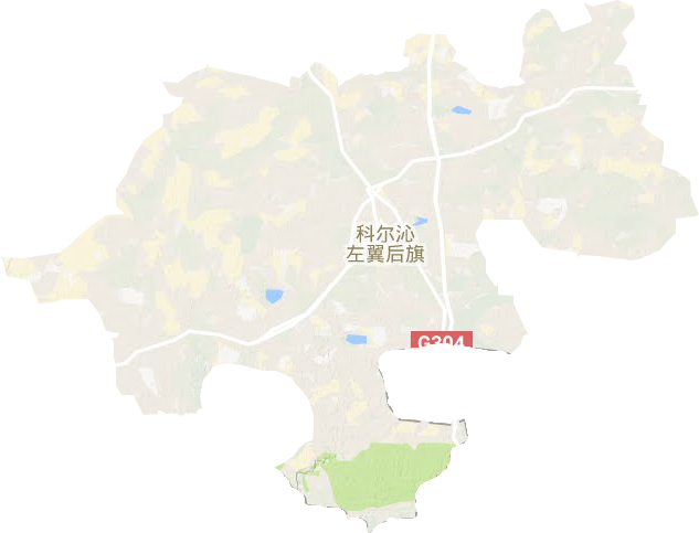 甘旗卡鎮(zhèn)地形圖
